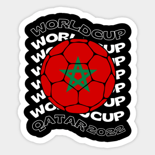 Morocco World Cup Sticker